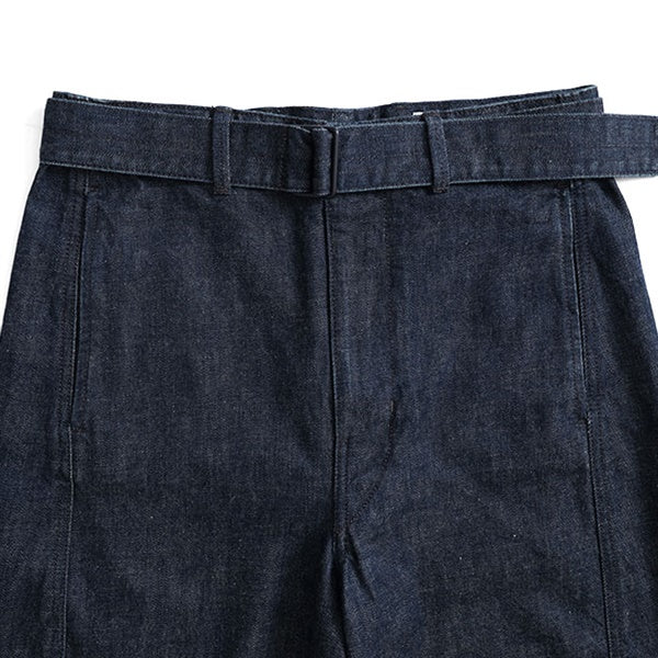LEMAIRE ルメール インディゴデニム ツイスト ベルテッドパンツ PA326