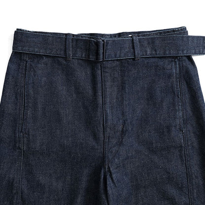 LEMAIRE ルメール インディゴデニム ツイスト ベルテッドパンツ PA326 LD068