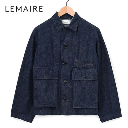 LEMAIRE ルメール インディゴデニム ボクシー デニムジャケット OW306 LD068
