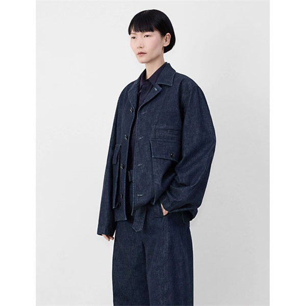 LEMAIRE ルメール インディゴデニム ボクシー デニムジャケット OW306 LD068