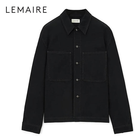 LEMAIRE ルメール ツイスト スリーブ ボクシー デニムシャツ OV1004 LD1004