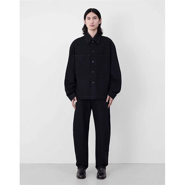 LEMAIRE ルメール ツイスト スリーブ ボクシー デニムシャツ OV1004 LD1004