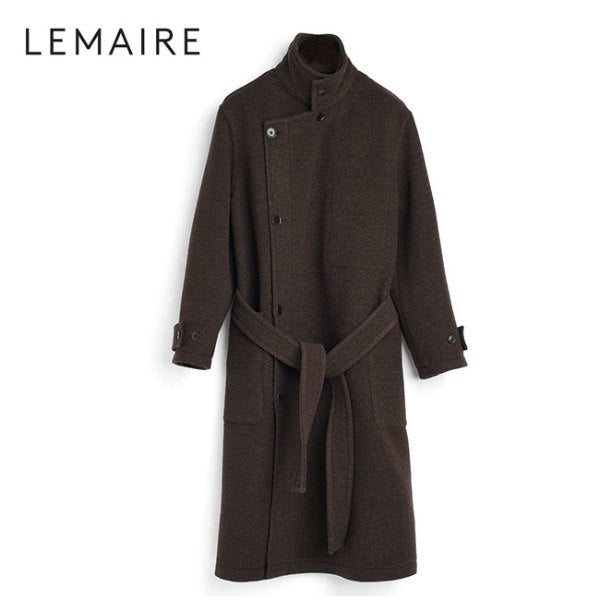 LEMAIRE ルメール 両面先染め ダブルウール ラップコート CO1090 LF1117