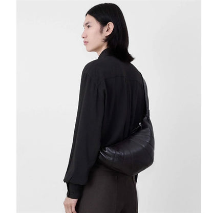 LEMAIRE ルメール MEDIUM CROISSANT BAG ナッパレザー ミディアム クロワッサンバッグ BG0001 LL095