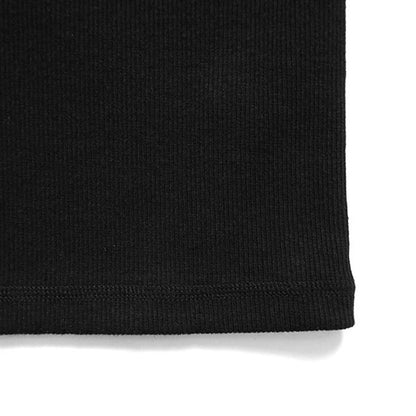 LEMAIRE ルメール コットンリネン ヘンリーネックリブTシャツ TS0007 LJ1030