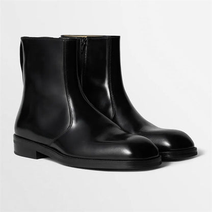 LEMAIRE ルメール カーフスキンレザー ジップブーツ FO0236 LL0157