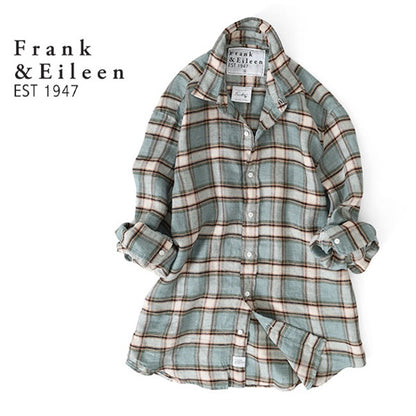 Frank&Eileen フランク&アイリーン FINBAR GSBF フィンバーリネン チェックシャツ 4020700055
