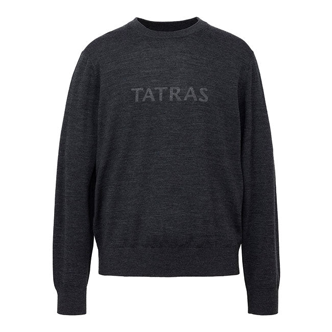 TATRAS MEDUNO HIGH GAUGE LOGO KNIT SWEATER