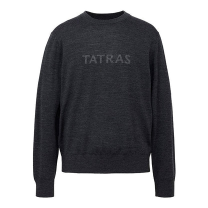 TATRAS MEDUNO HIGH GAUGE LOGO KNIT SWEATER
