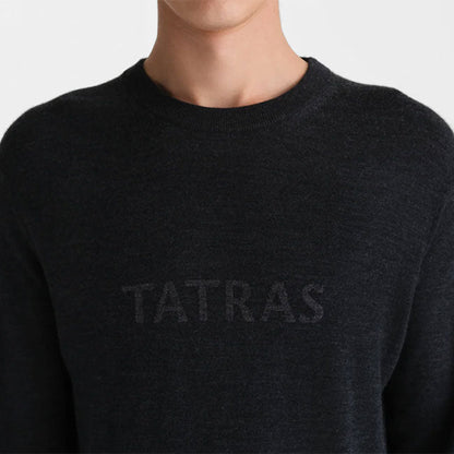 TATRAS MEDUNO HIGH GAUGE LOGO KNIT SWEATER