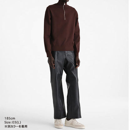 TATRAS SACILE HIGH NECK HALF-ZIP KNIT SWEATER