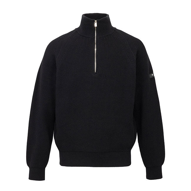 TATRAS PARENZO HIGH NECK HALF-ZIP KNIT SWEATER