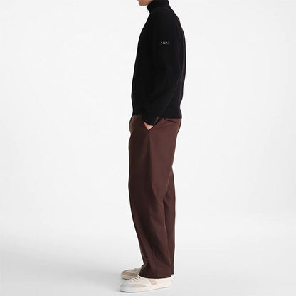 TATRAS PARENZO HIGH NECK HALF-ZIP KNIT SWEATER