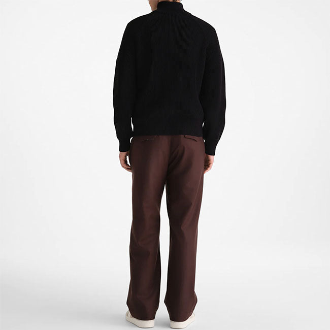 TATRAS PARENZO HIGH NECK HALF-ZIP KNIT SWEATER