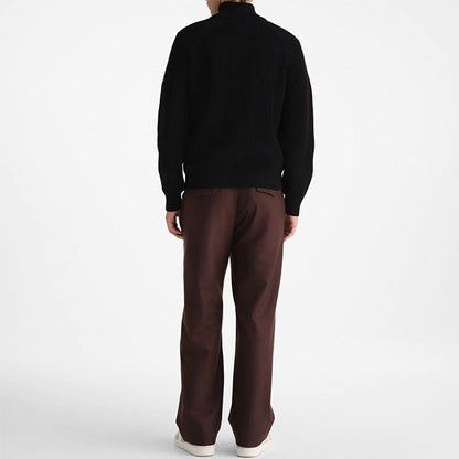 TATRAS PARENZO HIGH NECK HALF-ZIP KNIT SWEATER