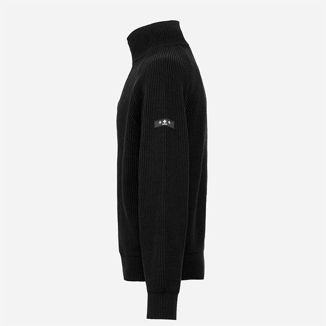 TATRAS PARENZO HIGH NECK HALF-ZIP KNIT SWEATER
