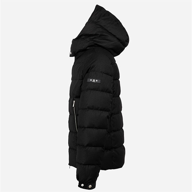 TATRAS DOMIZIANO WOOL SILK HOODED DOWN JACKET