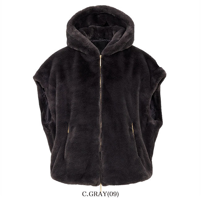 TATRAS GITEGA BOA FLEECE HOODED VEST HOODIE