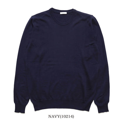 nomiamo ノミアモ 12G メリノウール クルーネック ニットセーター GIROCOLLO M/L