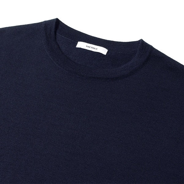 THE SOLE ザソール 30ゲージ クルーネック アラシャンカシミヤセーター TS-WSG