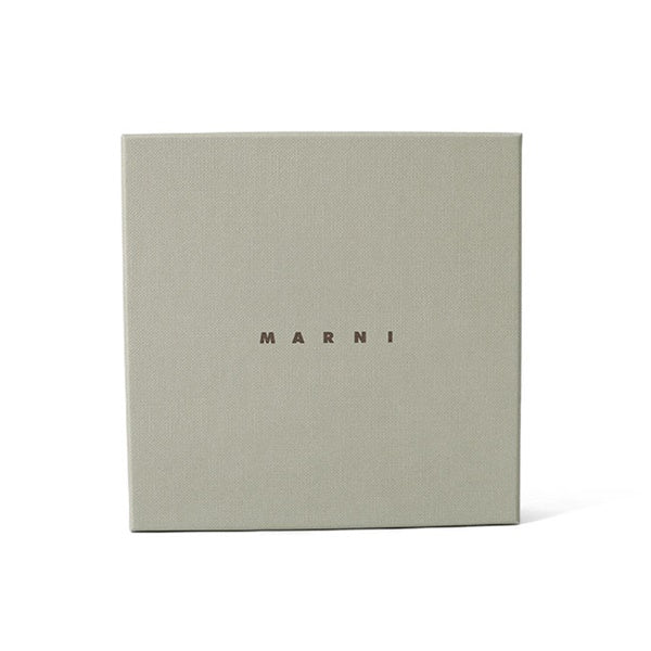 MARNI マルニ サフィアーノ&カーフレザー ロゴ 二つ折り財布