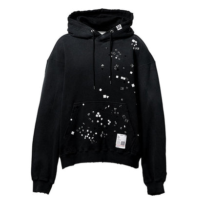 Maison MIHARA YASUHIRO EMBELLISHED HOODIE J16HD741