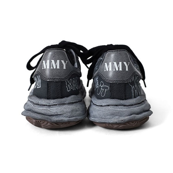Maison MIHARA YASUHIRO メゾンミハラヤスヒロ BLAKEY ブレイキー グラフィティプリント キャンバススニーカー A16FW730