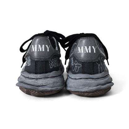 Maison MIHARA YASUHIRO メゾンミハラヤスヒロ BLAKEY ブレイキー グラフィティプリント キャンバススニーカー A16FW730