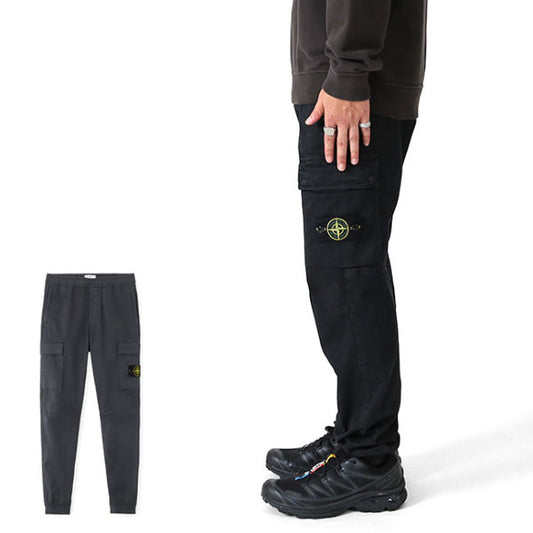 STONE ISLAND ストーンアイランド ガーメントダイ テーパード カーゴパンツ 8115313L1 K2S153100033
