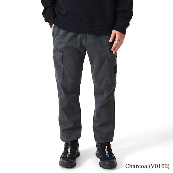 STONE ISLAND ストーンアイランド ガーメントダイ テーパード カーゴパンツ 8115313L1 K2S153100033