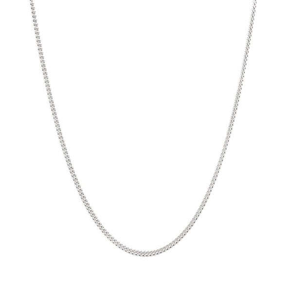TOMWOOD トムウッド Curb Chain Slim 17 inch シルバー チェーンネックレス 100269 **