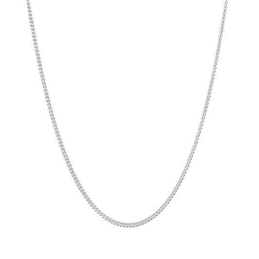 TOMWOOD トムウッド Curb Chain Slim 17 inch シルバー チェーンネックレス 100269 **