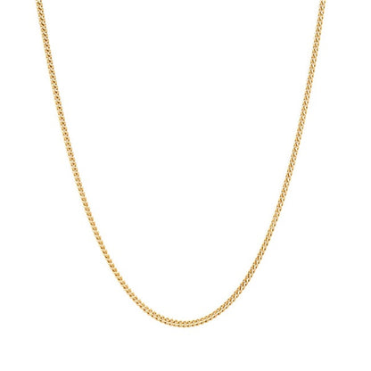 TOMWOOD トムウッド Curb Chain Slim Gold 17 inch ゴールド チェーンネックレス 100270 **