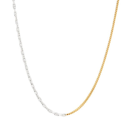 TOMWOOD トムウッド Rue Chain Duo 20.5inch ゴールド シルバー チェーンネックレス 101233 **