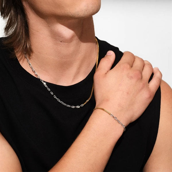 TOMWOOD トムウッド Rue Chain Duo 20.5inch ゴールド シルバー チェーンネックレス 101233 **