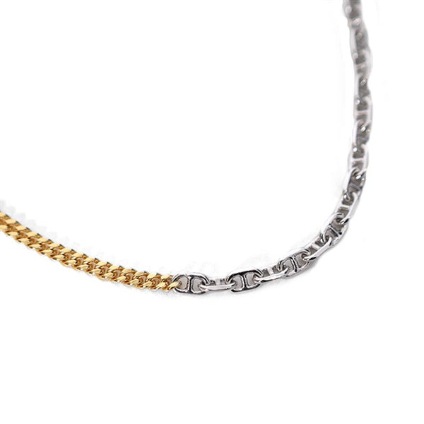 TOMWOOD トムウッド Rue Chain Duo 20.5inch ゴールド シルバー チェーンネックレス 101233 **
