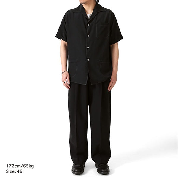 Maison Margiela メゾンマルジェラ コットンリネン オープンカラーシャツ S50DR0009 M35267