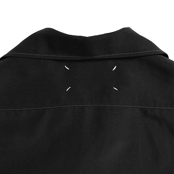 Maison Margiela メゾンマルジェラ コットンリネン オープンカラーシャツ S50DR0009 M35267