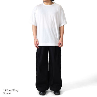 08sircus ゼロエイトサーカス リバーシブル レイヤードTシャツ S26SS-CS03 **