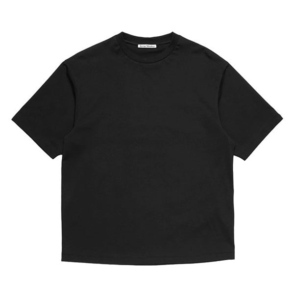 Acne Studios アクネストゥディオズ オーガニックコットン サテンロゴTシャツ FN-UX-TSHI000254 **