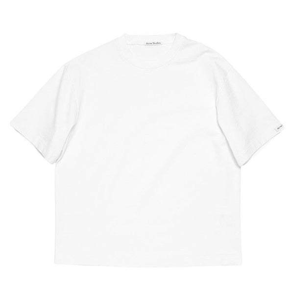Acne Studios アクネストゥディオズ オーガニックコットン サテンロゴTシャツ FN-UX-TSHI000254 **