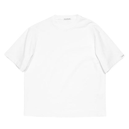 Acne Studios アクネストゥディオズ オーガニックコットン サテンロゴTシャツ FN-UX-TSHI000254 **
