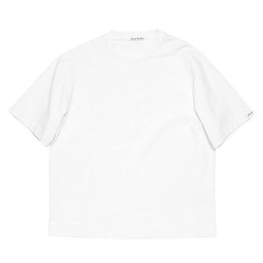 Acne Studios アクネストゥディオズ オーガニックコットン サテンロゴTシャツ FN-UX-TSHI000254 **