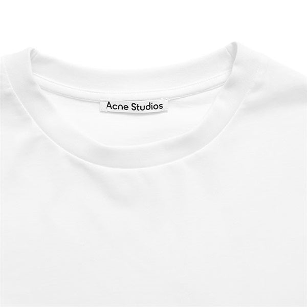 Acne Studios アクネストゥディオズ オーガニックコットン サテンロゴTシャツ FN-UX-TSHI000254 **