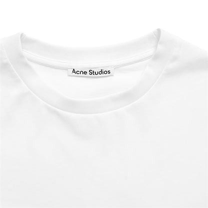 Acne Studios アクネストゥディオズ オーガニックコットン サテンロゴTシャツ FN-UX-TSHI000254 **