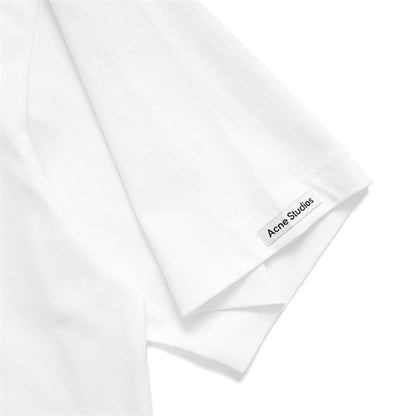 Acne Studios アクネストゥディオズ オーガニックコットン サテンロゴTシャツ FN-UX-TSHI000254 **