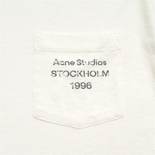 Acne Studios アクネストゥディオズ オーガニックコットン 胸ポケット ロゴTシャツ FN-UX-TSHI000290 **