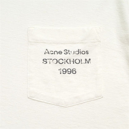 Acne Studios アクネストゥディオズ オーガニックコットン 胸ポケット ロゴTシャツ FN-UX-TSHI000290 **