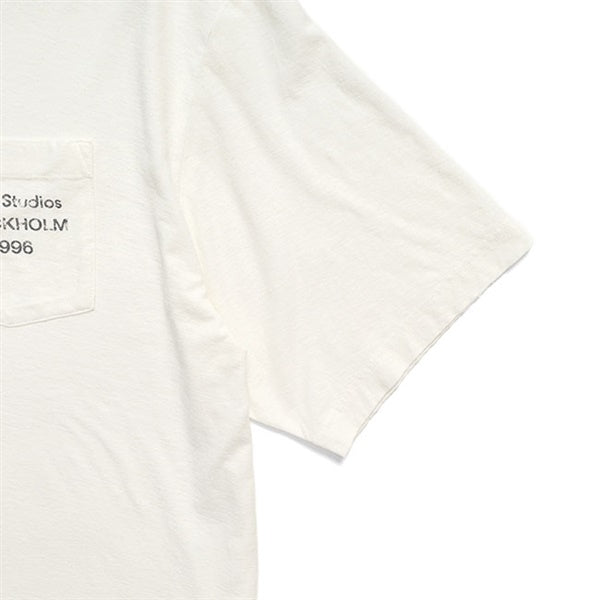 Acne Studios アクネストゥディオズ オーガニックコットン 胸ポケット ロゴTシャツ FN-UX-TSHI000290 **