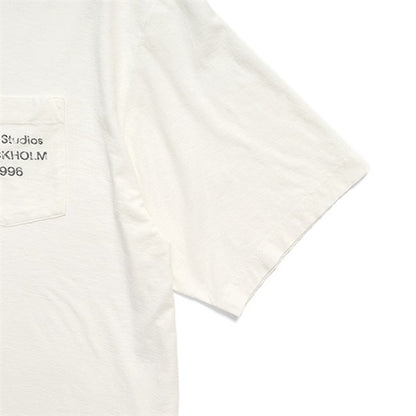 Acne Studios アクネストゥディオズ オーガニックコットン 胸ポケット ロゴTシャツ FN-UX-TSHI000290 **